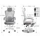 Scaun de birou ergonomic din mesh OFF 829 gri