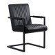 Scaun confortabil pentru conferinta cadru metalic OFF 834 negru Scaun confortabil pentru conferinta cadru metalic OFF 834 negru