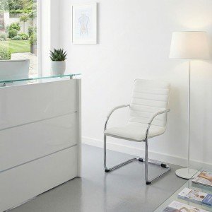 Scaune asteptare OFF 835 alb