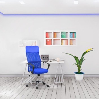 Scaun birou ergonomic OFF 907 albastru