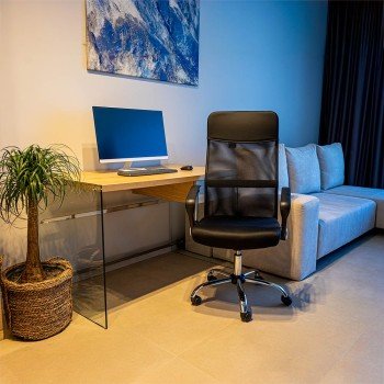 Scaun birou OFF 907 negru