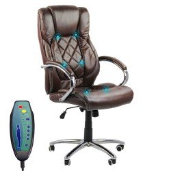 Scaune de birou cu masaj OFF 933 maro