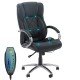 Scaun birou cu masaj OFF 933 negru