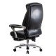 Black executive chair, eco-leather, lumbar support OFF 950