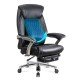 Black executive chair, eco-leather, lumbar support OFF 950