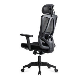 Scaun ergonomic negru cu tetiera reglabila si suport lombar OFF 987 Scaun ergonomic negru cu tetiera reglabila si suport lombar OFF 987