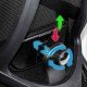 Scaun ergonomic negru cu tetiera reglabila si suport lombar OFF 987