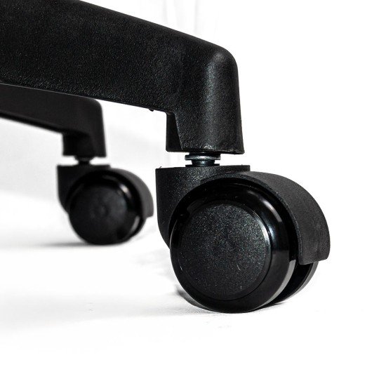 Scaun ergonomic negru cu tetiera reglabila si suport lombar OFF 987