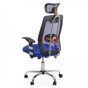 Scaun ergonomic de birou OFF 988 albastru