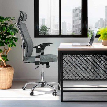 Scaun ergonomic de birou OFF 988 gri