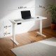 Birou electric, alb, inaltime reglabila, memorare inteligenta OFF 990