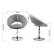 Scaun relaxare REL218 alb