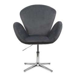 Scaune de relaxare din catifea REL 406 gri Scaune de relaxare din catifea REL 406 gri