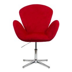 Scaune de relaxare din catifea REL 406 rosu Scaune de relaxare din catifea REL 406 rosu