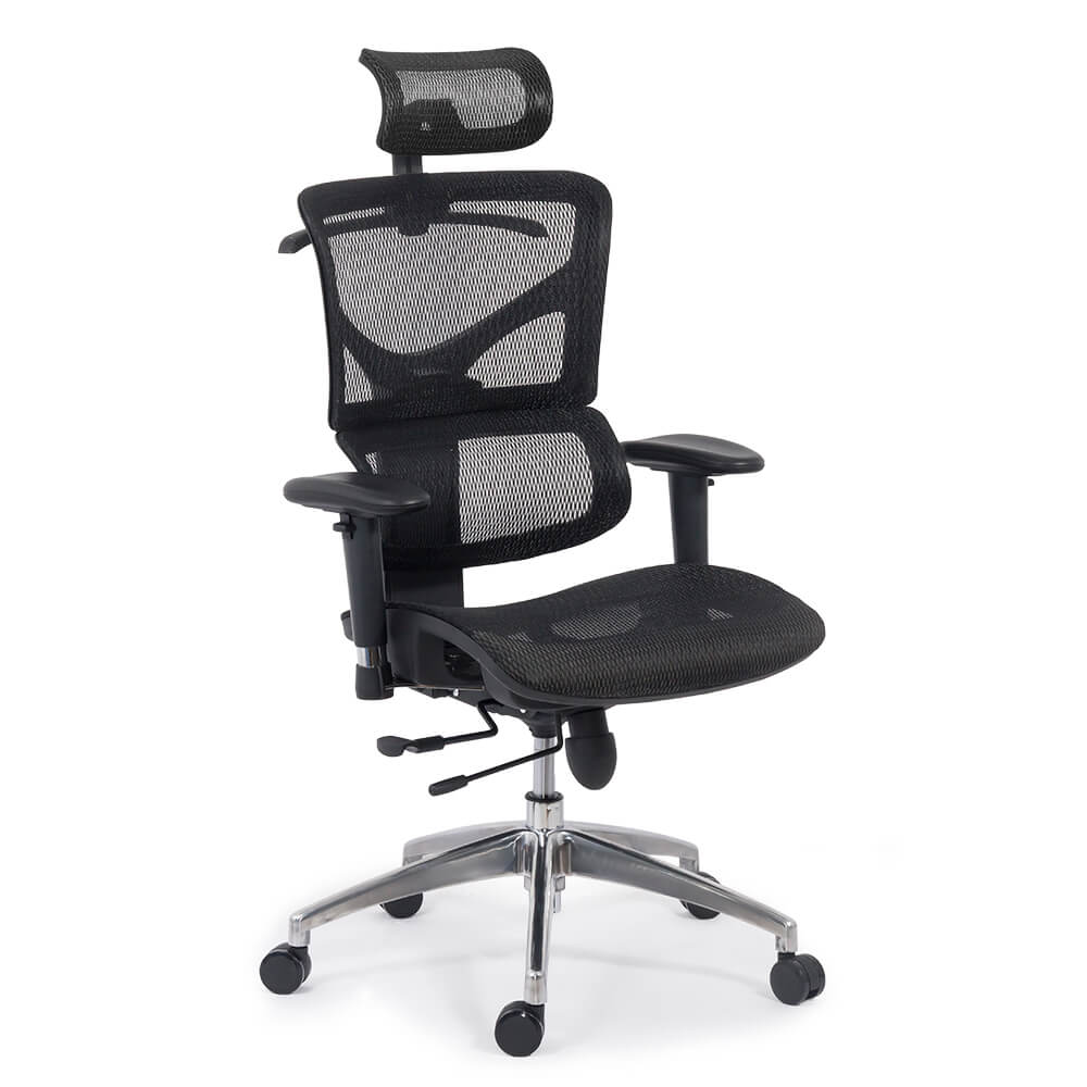 Scaun ergonomic multifunctional SYYT 9500 negru scauneonline.ro