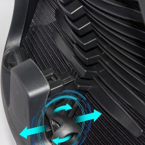 Scaun ergonomic cu spatar rabatabil si suport picioare SYYT 9502 negru