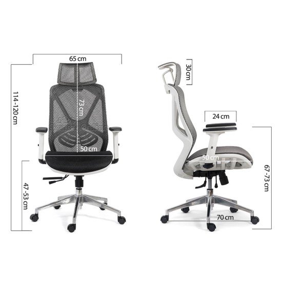 Ergonomic multifunctional chair SYYT 9503 black 