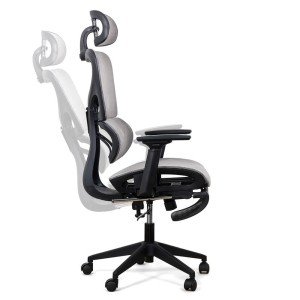 Scaun ergonomic multifunctional cu brate reglabile SYYT 9508 gri