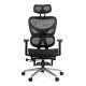 Scaun ergonomic multifunctional cu suport lombar SYYT 9508 negru