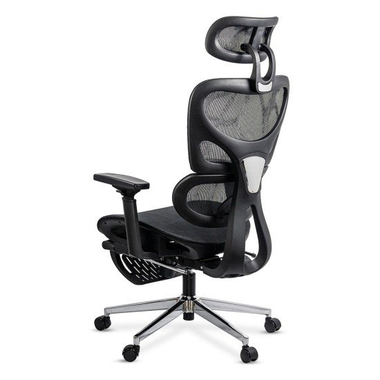 Scaun ergonomic multifunctional cu suport lombar SYYT 9508 negru