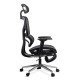 Scaun ergonomic multifunctional cu suport lombar SYYT 9508 negru