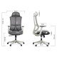 Scaun de birou ergonomic cu tetiera reglabila SYYT 9511 gri