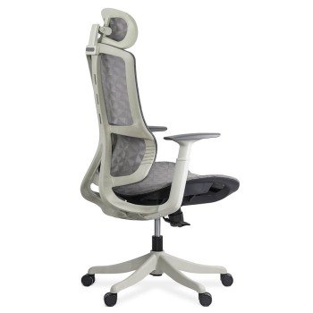 Scaun de birou ergonomic cu tetiera reglabila SYYT 9511 gri