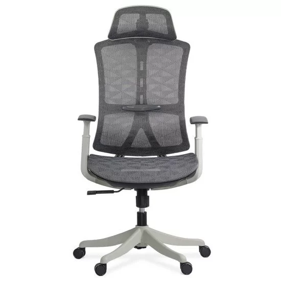 Scaun de birou ergonomic cu tetiera reglabila SYYT 9511 gri