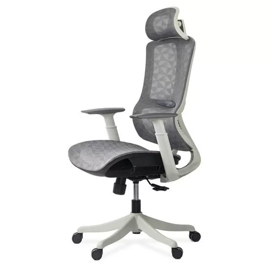 Scaun de birou ergonomic cu tetiera reglabila SYYT 9511 gri