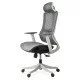 Scaun de birou ergonomic cu tetiera reglabila SYYT 9511 gri
