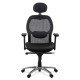 Ergonomic office chair with lumbar support and adjustable armrests SYYT 9513 black
