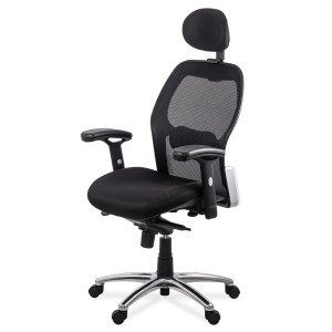 Ergonomic office chair with lumbar support and adjustable armrests SYYT 9513 black Ergonomic office chair with lumbar support and adjustable armrests SYYT 9513 black