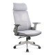 Ergonomic mesh chair with lumbar support and headrest SYYT 9514 grey Ergonomic mesh chair with lumbar support and headrest SYYT 9514 grey