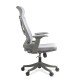 Ergonomic mesh chair with lumbar support and headrest SYYT 9514 grey