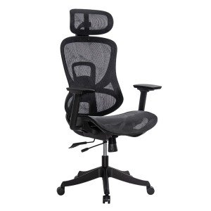 Black ergonomic mesh office chair with 3D adjustable arms SYYT 9518 Black ergonomic mesh office chair with 3D adjustable arms SYYT 9518