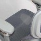 Scaun ergonomic gri din mesh rezistent la 150 kg cu funcție de masaj lombar cu încălzire SYYT 9521