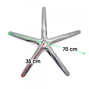 Metallic base for office chairs (up to 150 kgs) Metallic base for office chairs (up to 150 kgs)