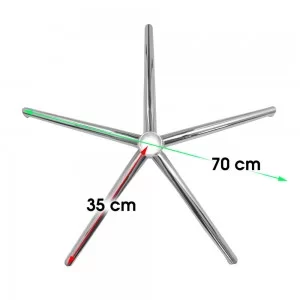 Baza stea metalica pentru scaune directoriale D700