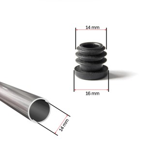 Plastic plugs 16 mm for chair legs Plastic plugs 16 mm for chair legs