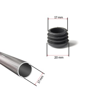 Plastic plugs 20 mm for chair legs Plastic plugs 20 mm for chair legs