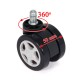 Set 5 roti gumate pentru scaune gaming Set 5 roti gumate pentru scaune gaming