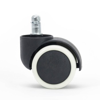 Set 5 role gumate pentru scaune de birou - Alb