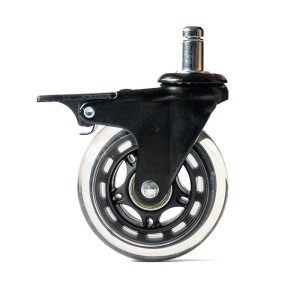 Silicone castors with brake for office chair Silicone castors with brake for office chair