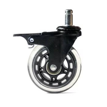 Role silicon cu frana pentru scaun de birou