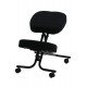 Scaun birou tip kneeling chair OFF093 negru Scaun birou tip kneeling chair OFF093 negru