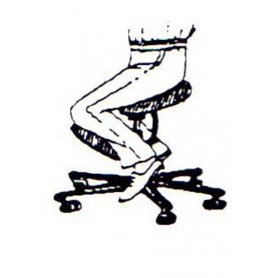 Scaun birou tip kneeling chair OFF 094 negru