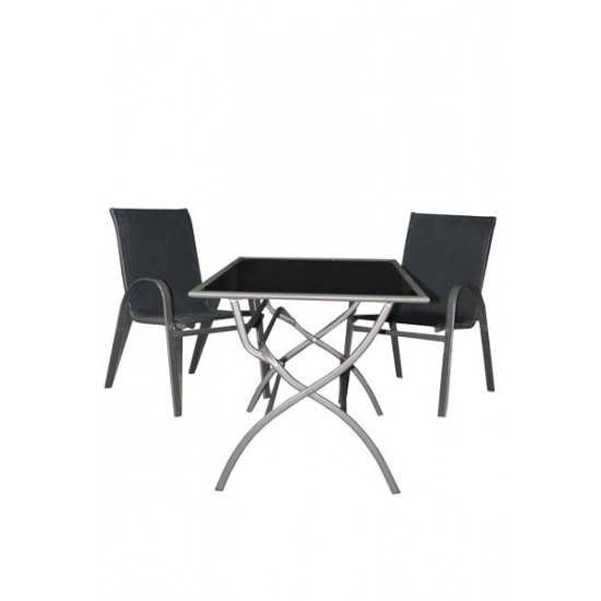 Set patru scaune si masuta dining pentru terasa -  TRS 103 
