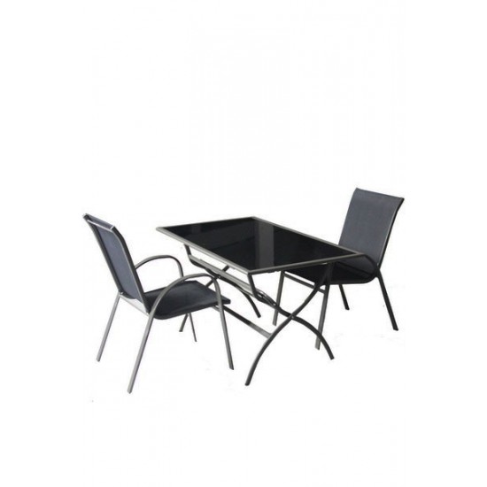 Set patru scaune si masuta dining pentru terasa -  TRS 103 