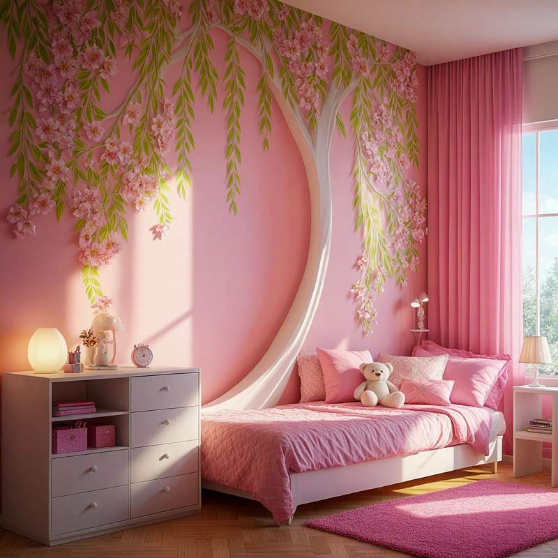 Amenajare camera pentru fete in functie de stil