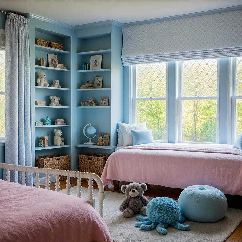 Cum amenajam o camera pentru fete in functie de culoare?